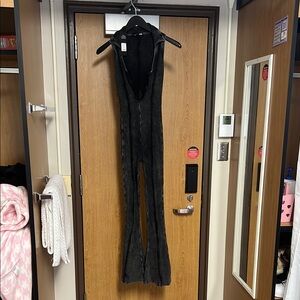 Black Sleeveless Jumpsuit